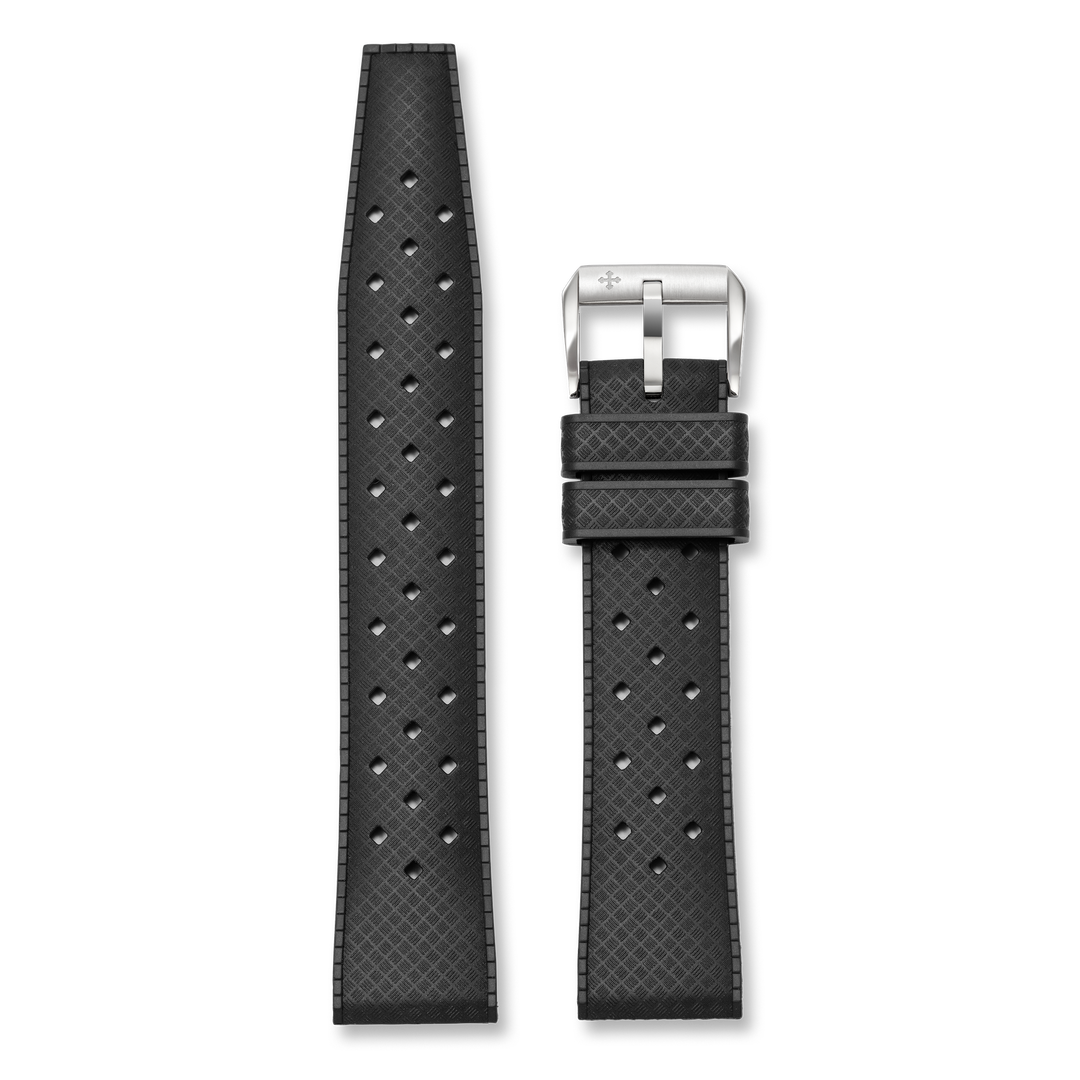 Venezianico Classic černý gumový pásek 20 mm