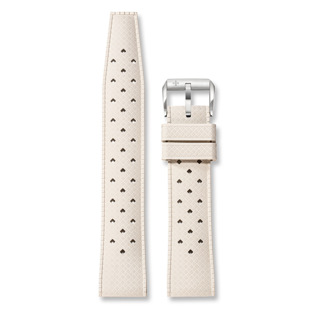 Bracelet en caoutchouc Venezianico Classic ivoire 20 mm