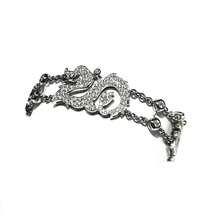 타베르나 드라기 브레이슬릿 18K 화이트 골드 및 다이아몬드 0011BR