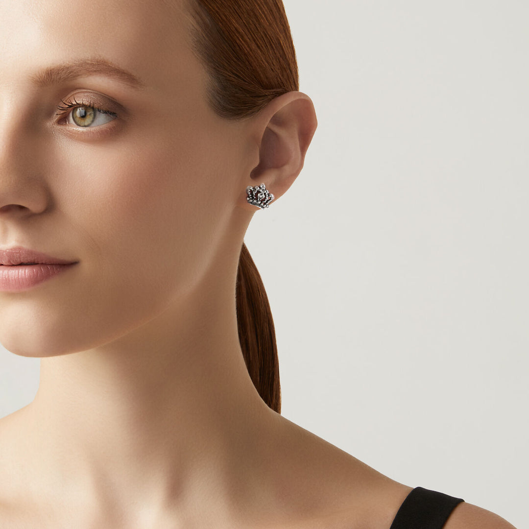 Pendientes Giovanni Raspini Mini Corona plata 07929/1