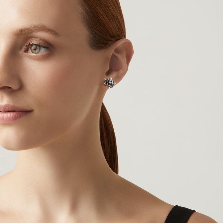 Pendientes Giovanni Raspini Mini Corona plata 07929/1