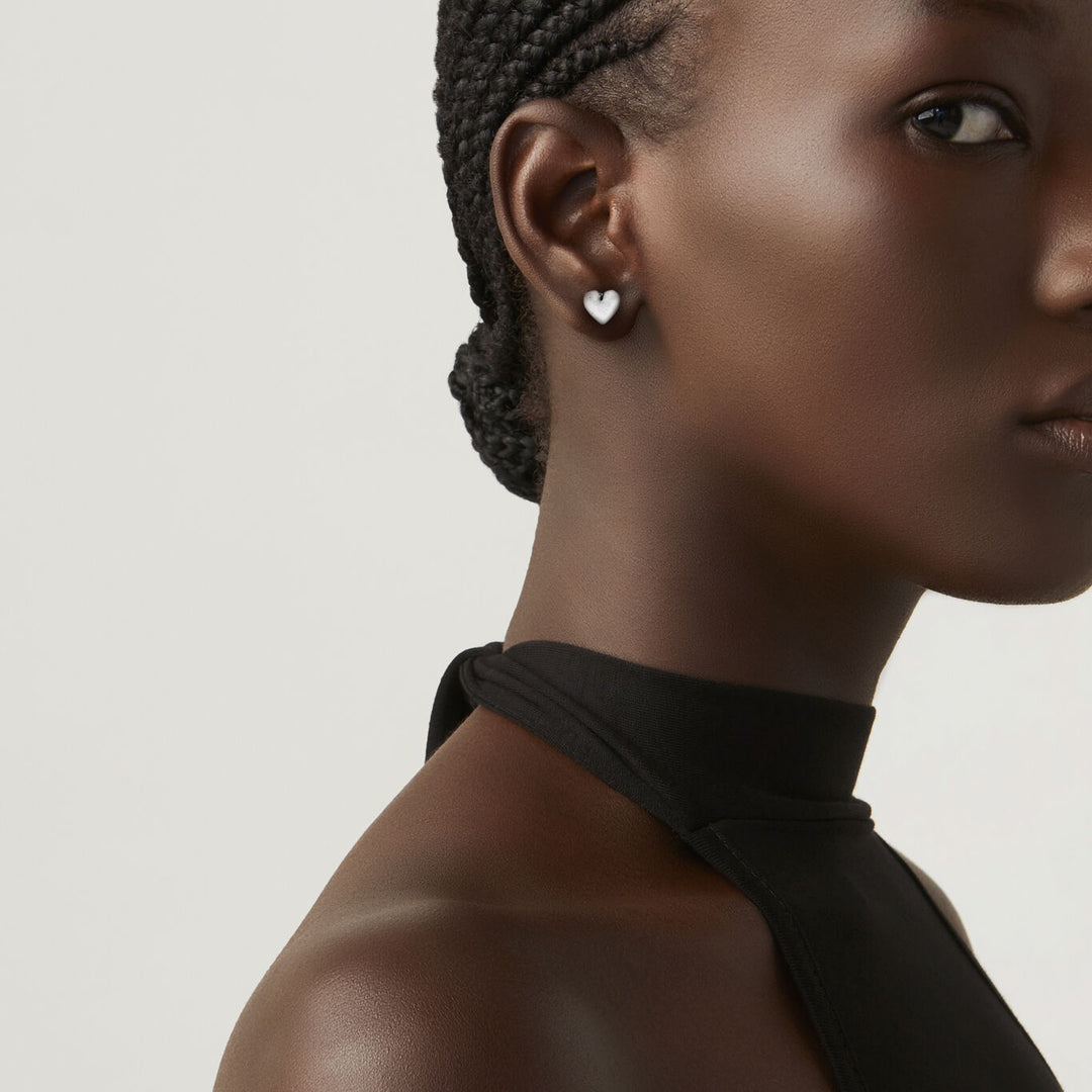 Pendientes Giovanni Raspini Mini Corazón plata 10365/1