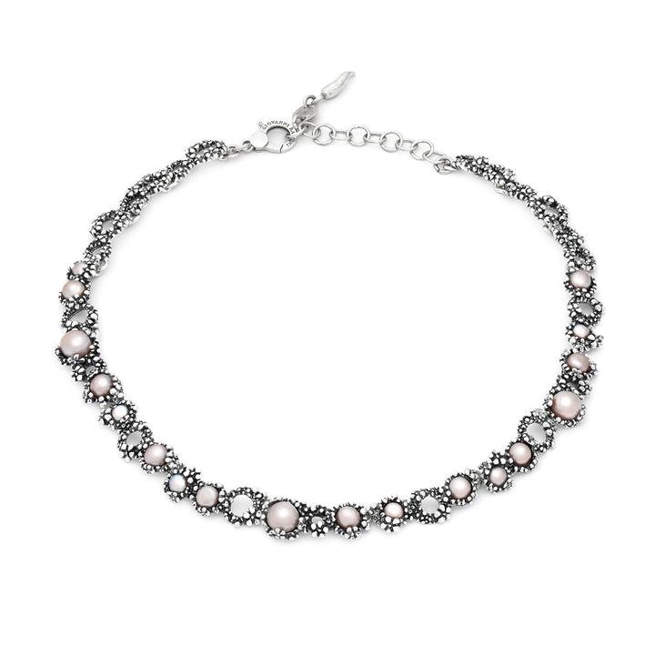 Collar Giovanni Raspini Flor pequeña plata 12486