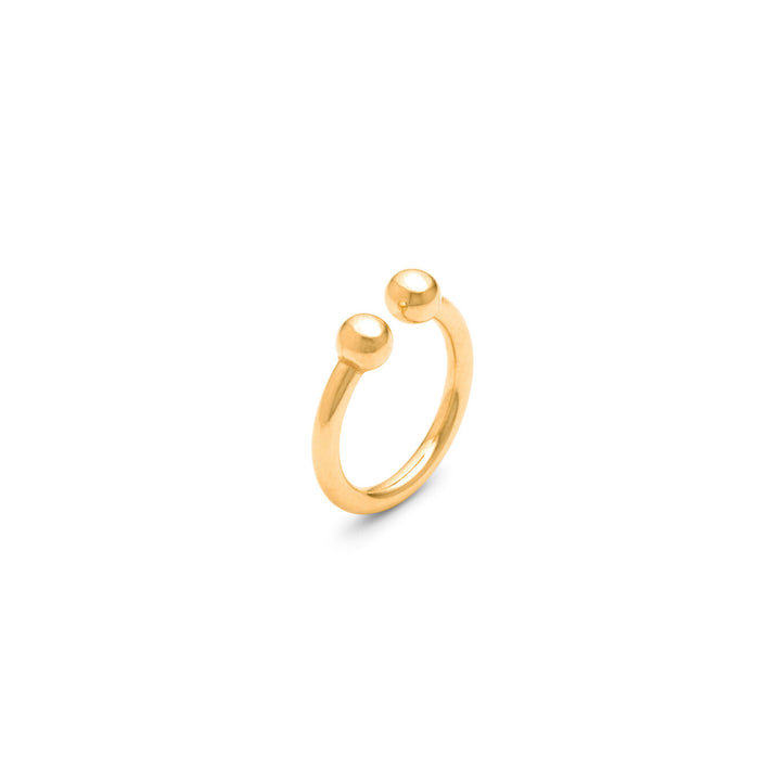 Giovanni Raspini aksering 18 karat forgylt sølv ring 12502