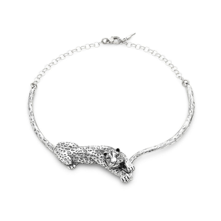 Giovanni Raspini leopardí náhrdelník 925 Silver Necklace 12586