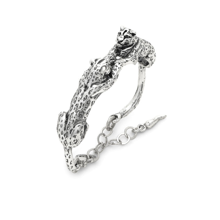 Giovanni Raspini leopardí náramek 925 Silver Bracelet 12588
