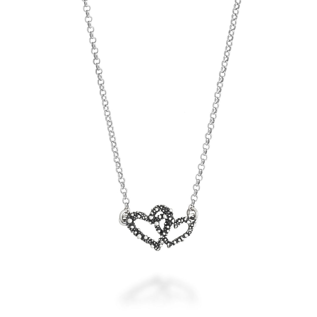 Collier double cœur Giovanni Raspini Collier en argent 925 12610