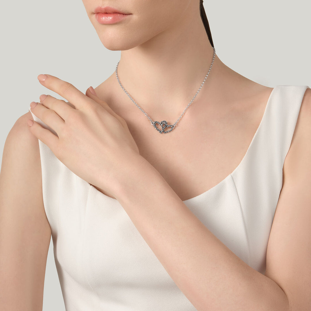 Collier double cœur Giovanni Raspini Collier en argent 925 12610