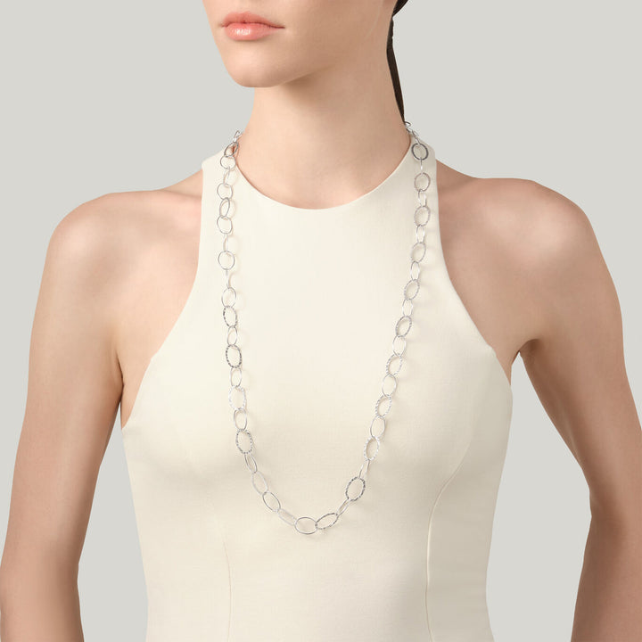 Collier à maillons alternés Giovanni Raspini Collier en argent 925 12620