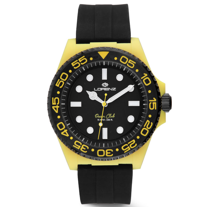 Lorenz Ocean Club Yellow Fin 40mm Black Quartz 030268E