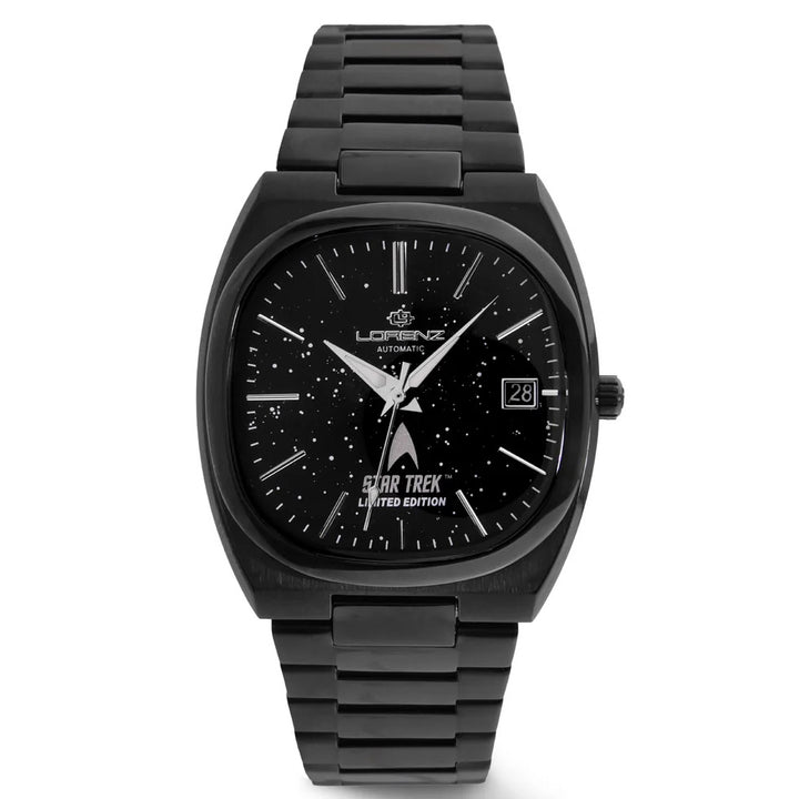 Lorenz ur STAR TREK Deep Space Limited Edition 40x36 mm sort automatisk stål sort PVD-finish 030287LE