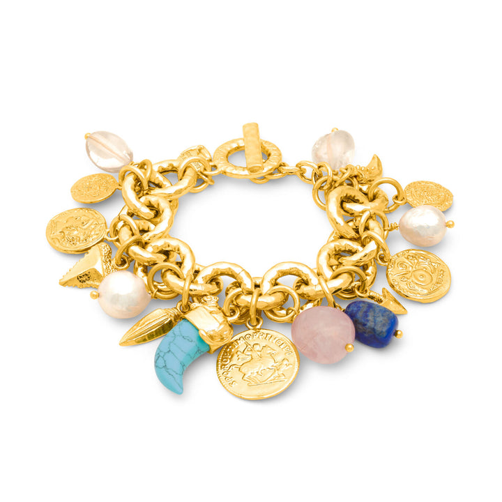 Pulsera Giovanni Raspini Pueblo Mix bronce dorado N0007