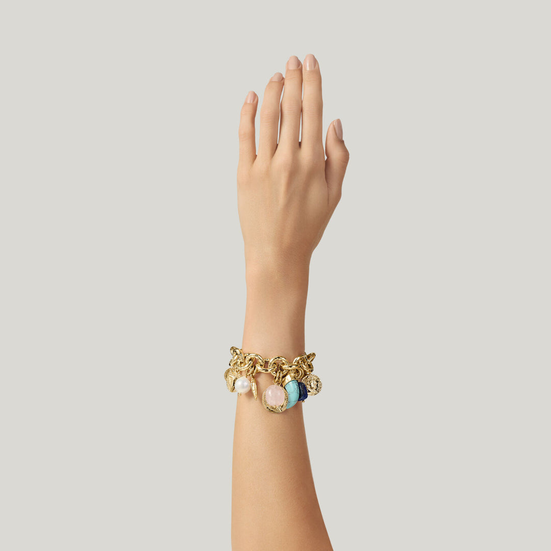 Pulsera Giovanni Raspini Pueblo Mix bronce dorado N0007