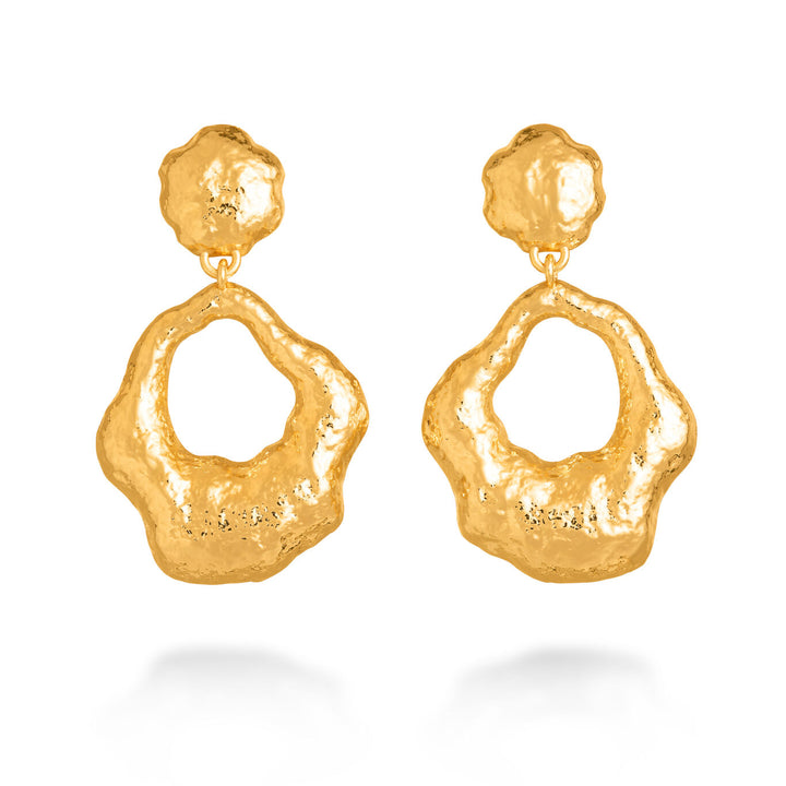 Pendientes Giovanni Raspini Bronce dorado arena N0013