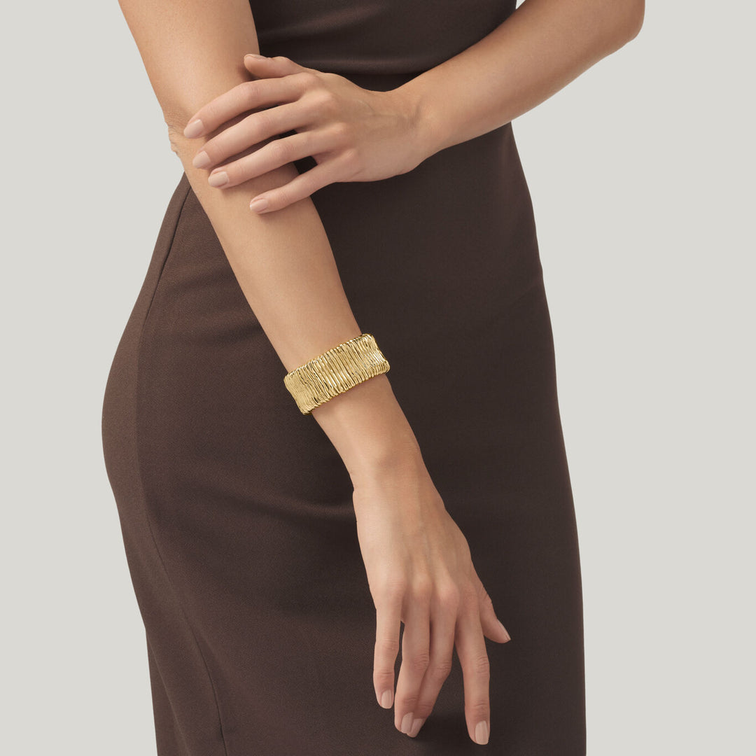 Pulsera Giovanni Raspini Santa Fe de bronce dorado N0025