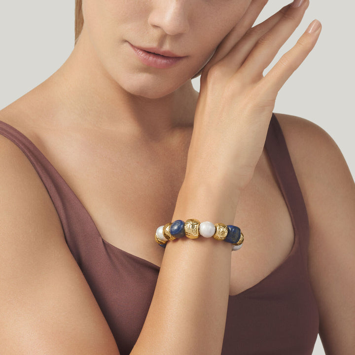 Pulsera Giovanni Raspini Blue Nomad Bronce Dorado N0031