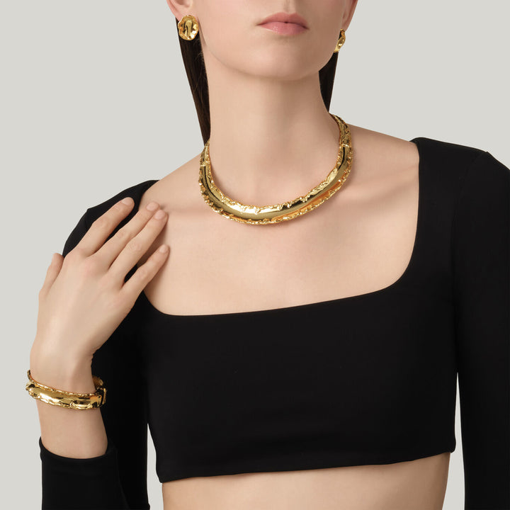 Bracelet Giovanni Raspini yuma bracelet plaqué or 18 carats N0036