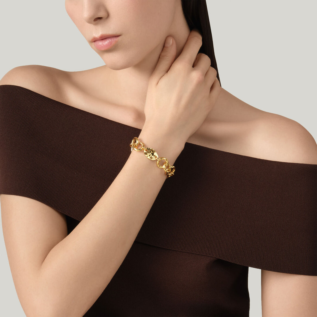 Giovanni Raspini montana armbånd 18 karat guldbelagt armbånd N0067