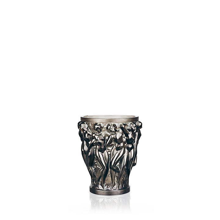 Lalique Jarrón Bacchantes Color de bronce Crystal 10547800