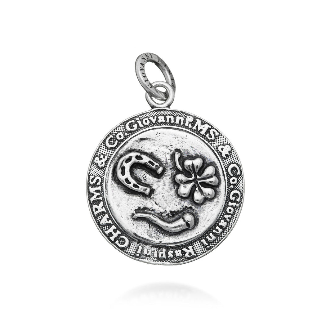 Giovanni Raspini charm moneta amuleti Charm in Argento 925 06897