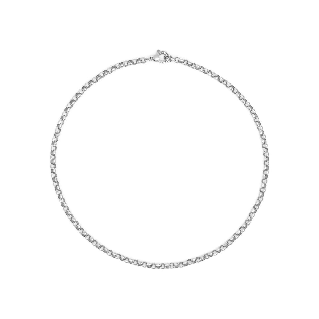 Vinani Collana Rolo In Argento Sterling 925 - Catena Fine 1,3 Mm, Alta Qualità Made In Italy, Ipoallergenica, Lunghezze Disponibili: 40, 42, 45, 50 Cm, Marchio Tedesco