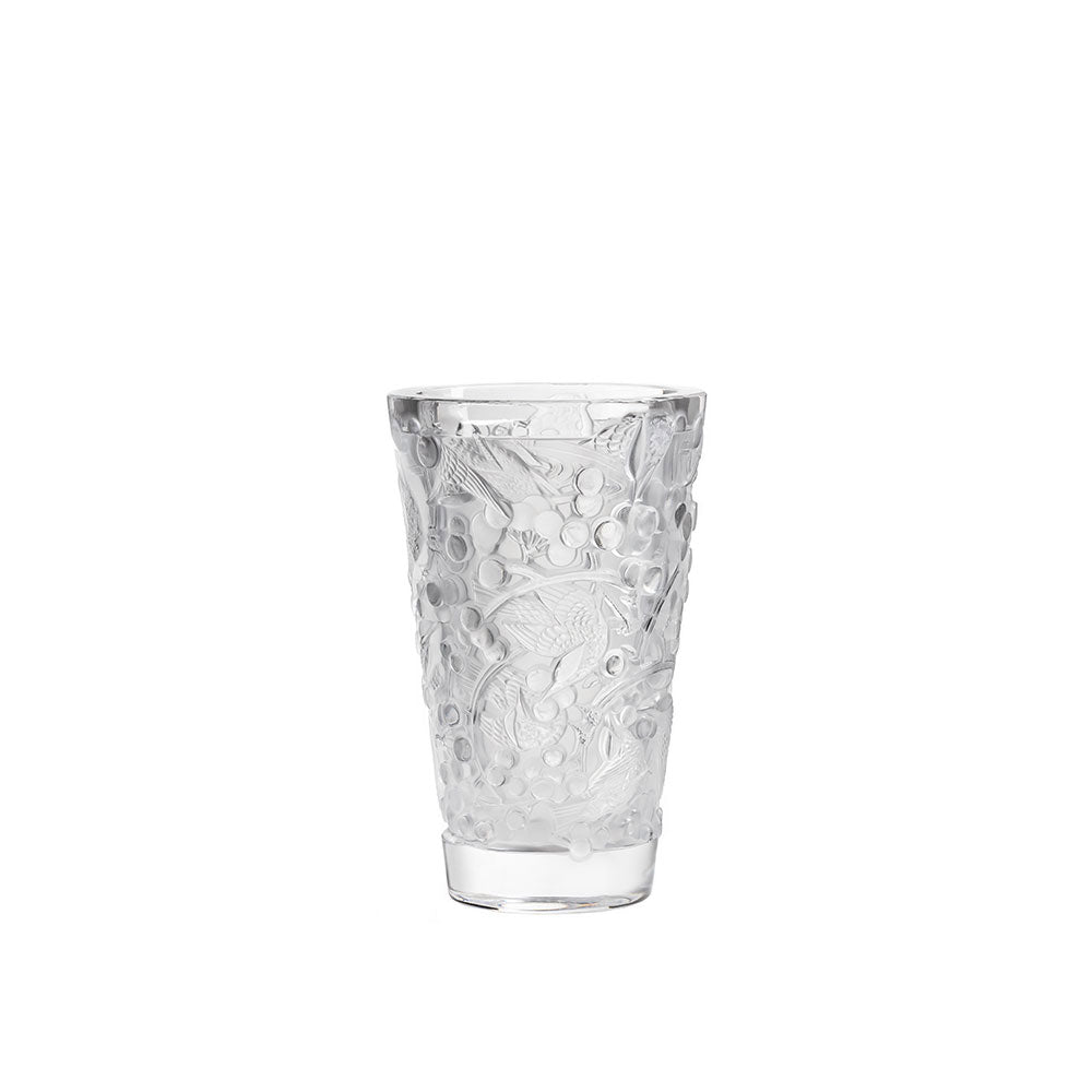 Lalique vaso Merles Et Raisins Moyen Modèle cristallo 10732100 - Capodagli 1937