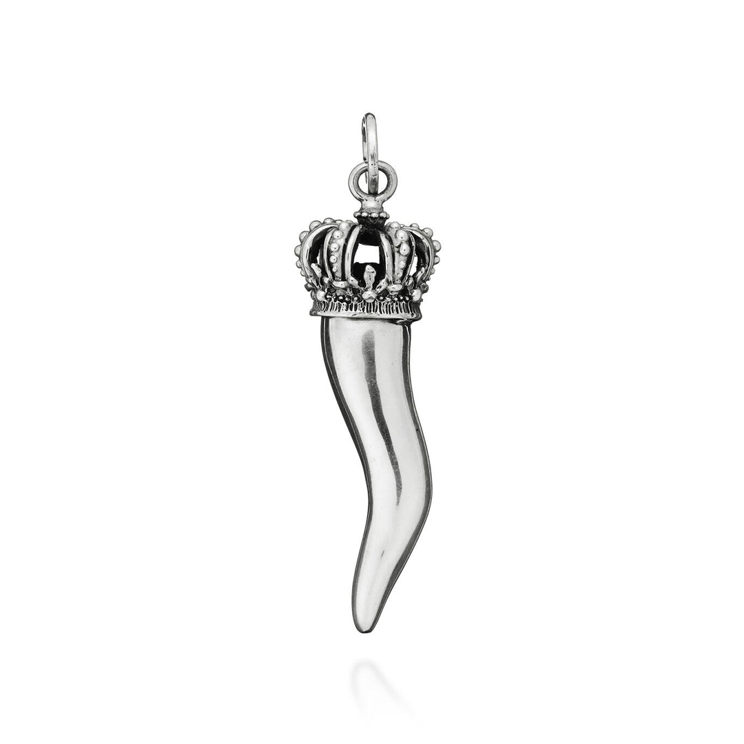 Giovanni Raspini medium horn charm crown Charm i 925 sølv 08760