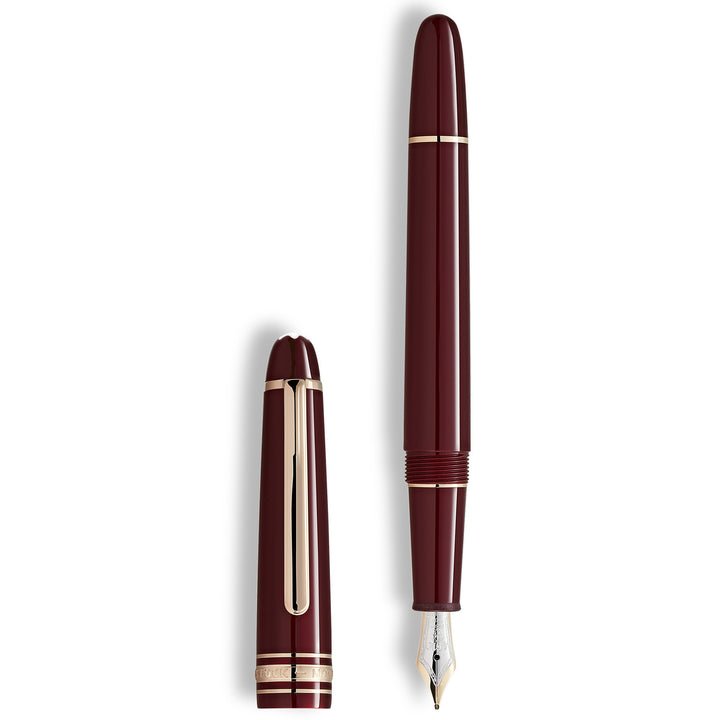 Montblanc Meisterstück fountain pen bordeaux classique tip M 133014