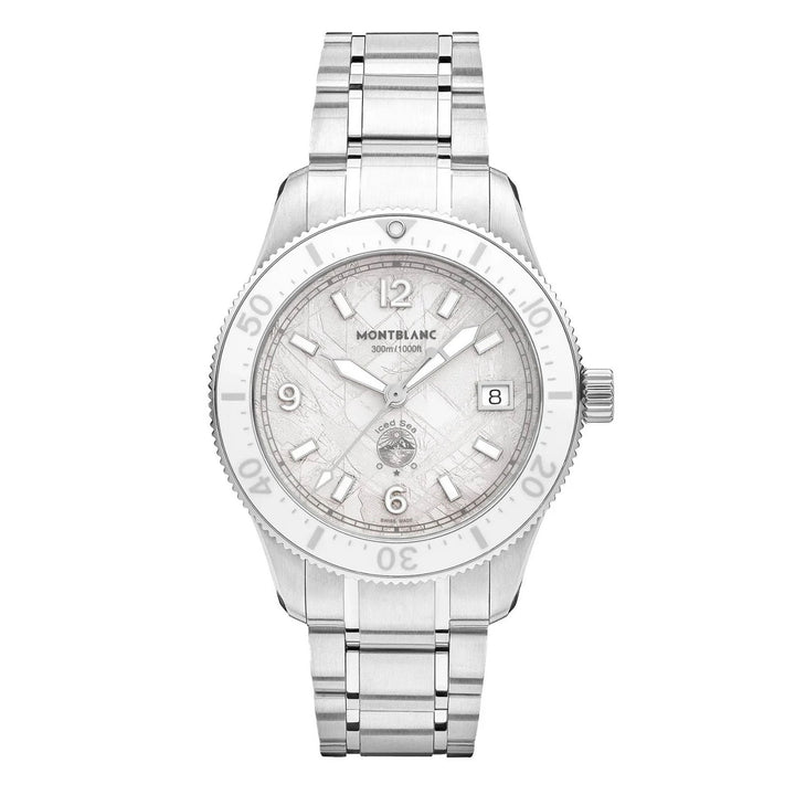 Montblanc Iced Sea Automatic Date Clock 0 Oxygen 38mm White Automatic Steel 134024
