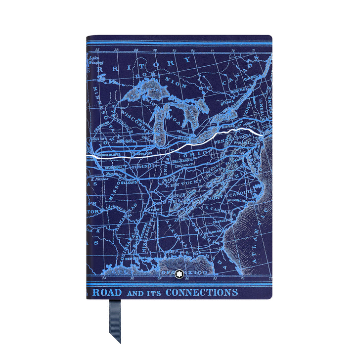 Montblanc notepad #146 lined Meisterstück Around the World in 80 Days blue 134713