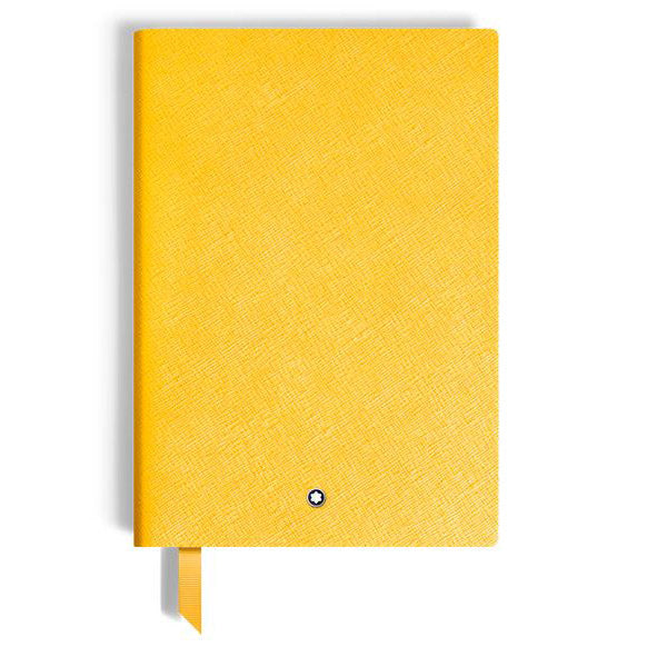 Bloc de notas Montblanc #146 forrado Sartorial cuero amarillo 134771