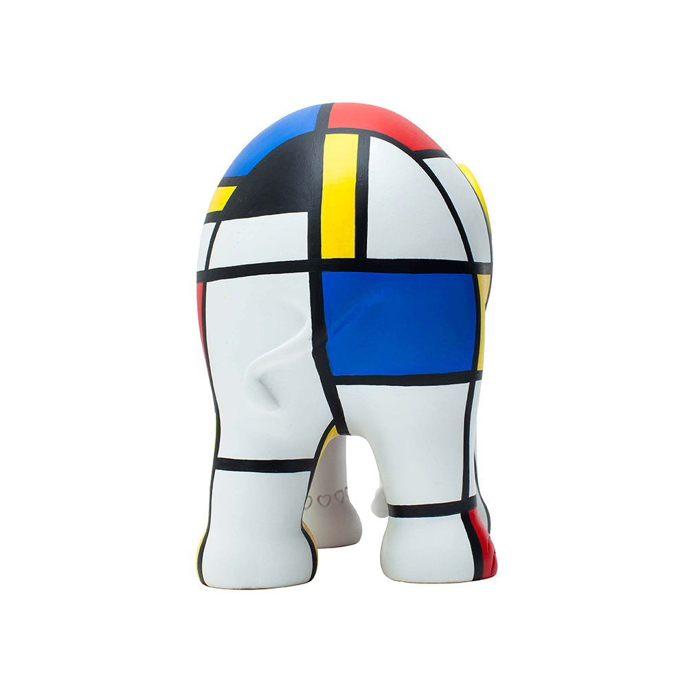 Elephant Parade Elefante Hommage an Mondriaan 15 cm limitierte Auflage 3000 Hommage nach Mondriaan 15