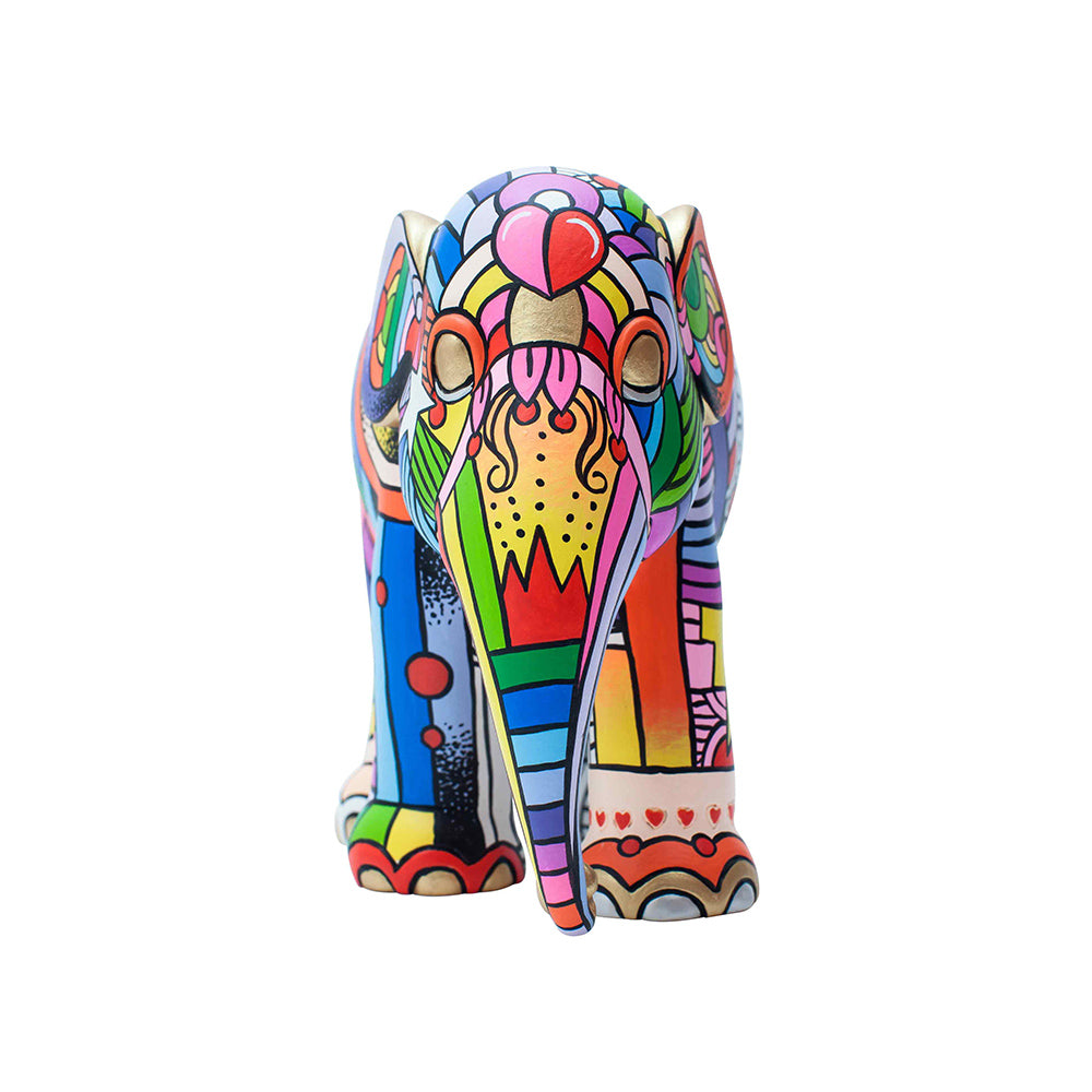 Elephant Parade Elefante Peace, Love and Music 15cm Limited Edition 3000 Pieces