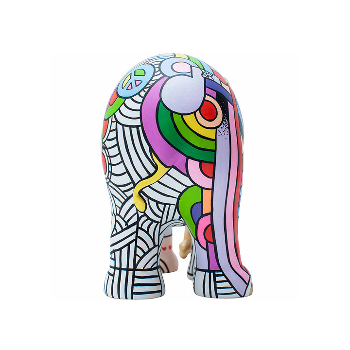 Elephant Parade Elefante Peace, Love and Music 15cm Limited Edition 3000 Pieces
