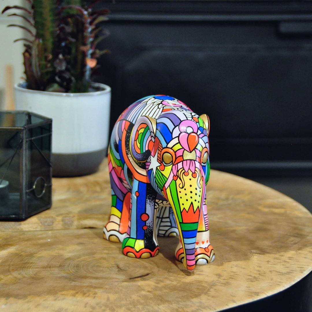 Elephant Parade Elefante Peace, Love and Music 15cm Limited Edition 3000 Pieces