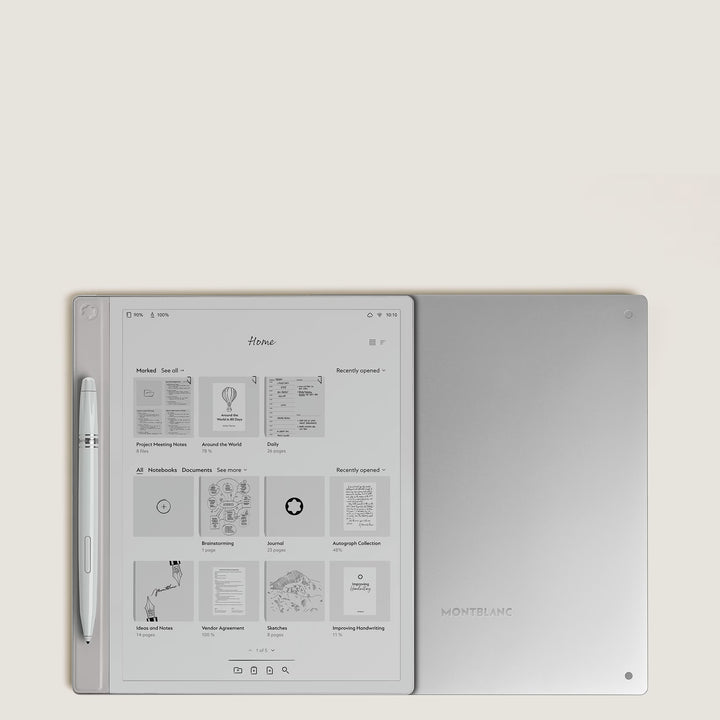 Montblanc Digital Paper Silver 135012