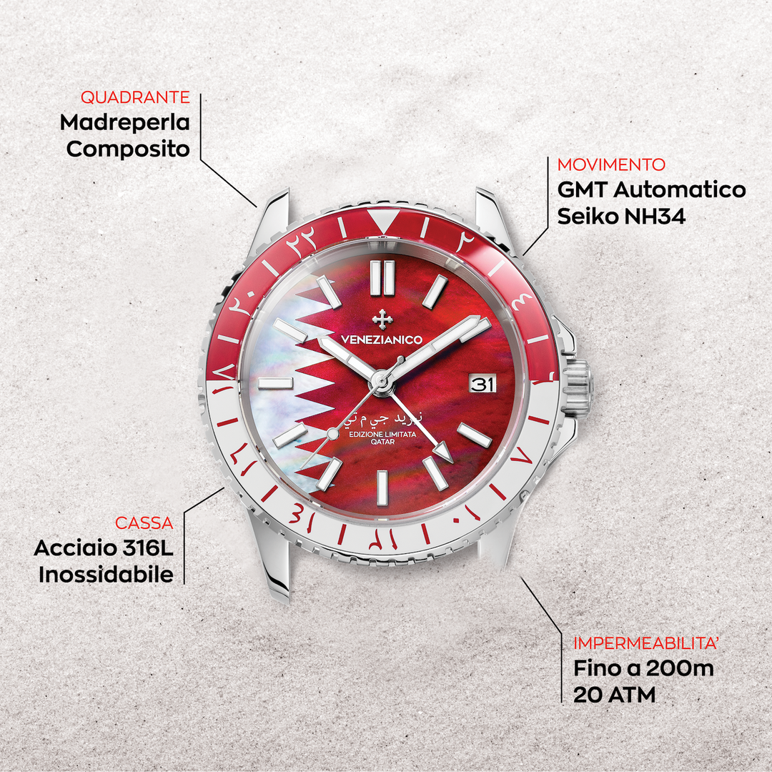 Venetiaanse Nereide GMT - Qatar Limited Edition