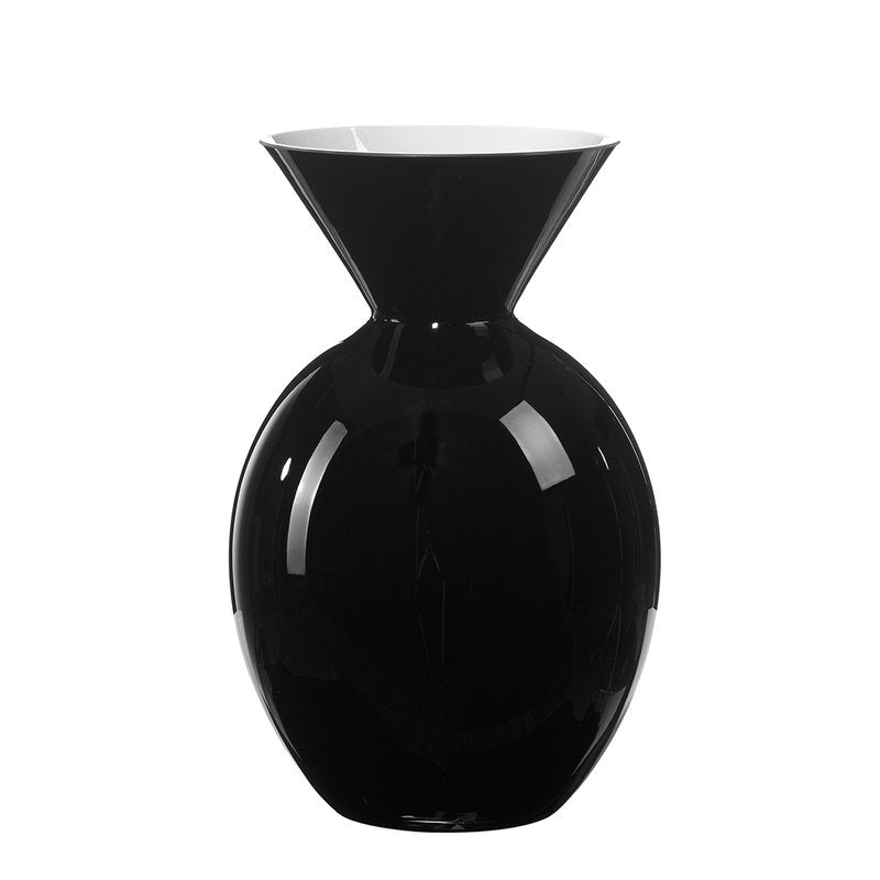 Onlylux ваза H 20 см опал черный OL02356