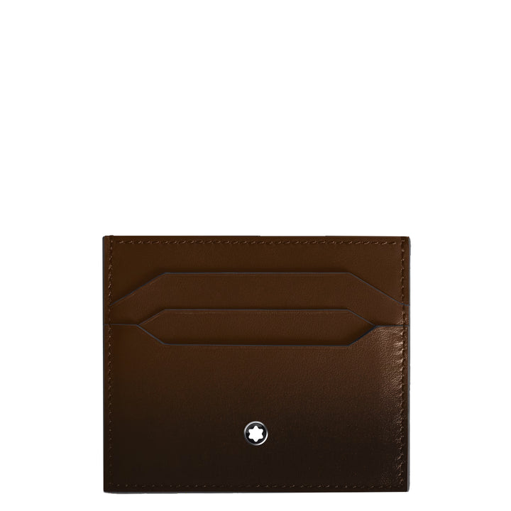 MONTBLANC CARD CARD 6 MEISSSTück compartments Shaded Marrone 220319