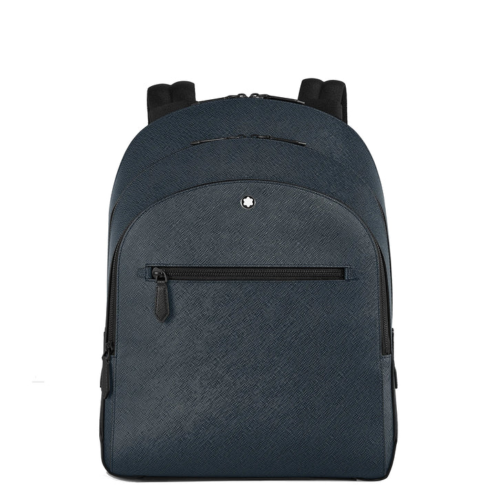 Montblanc medium backpack with 3 blue tailoring bars 220335