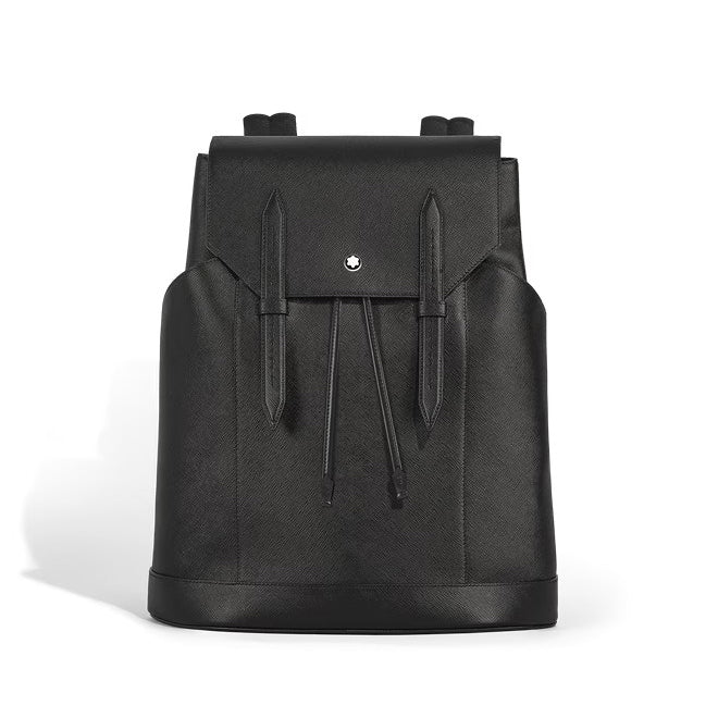 Montblanc mittlerer Sartorial Lederrucksack schwarz 220421