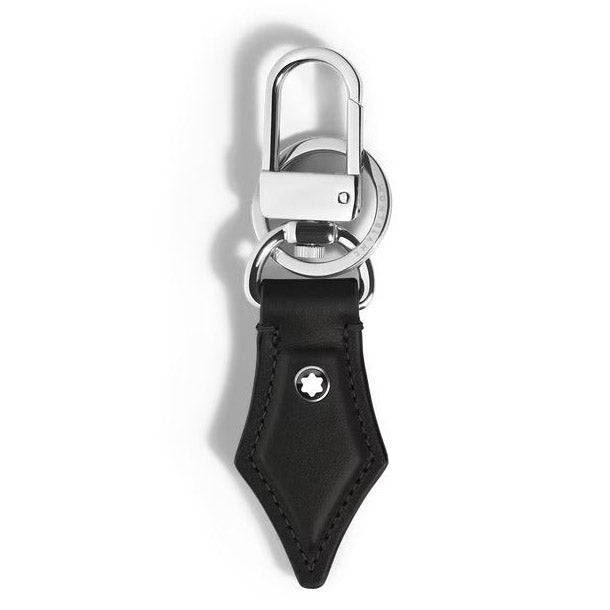 Montblanc pen-shaped key ring in black Meisterstück leather 220436