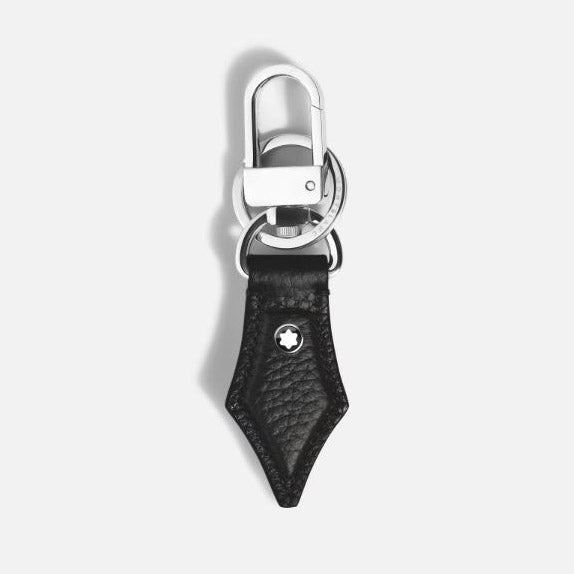 Montblanc Grain nib key ring black 220457