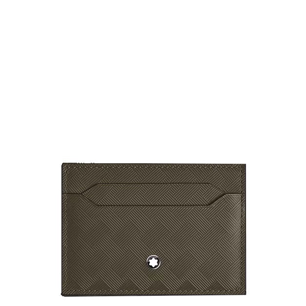 익스트림 카키 가죽 몽블랑 5포켓 카드 지갑 221422