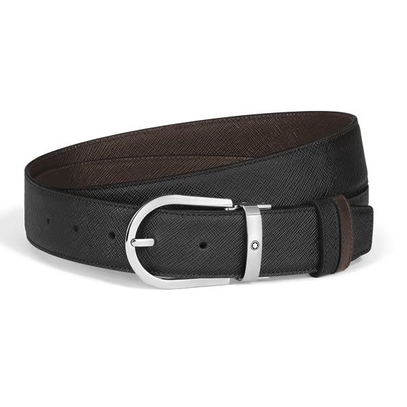 Αναστρέψιμη ζώνη Montblanc 35 mm δέρμα πέταλο Sartorial 222145