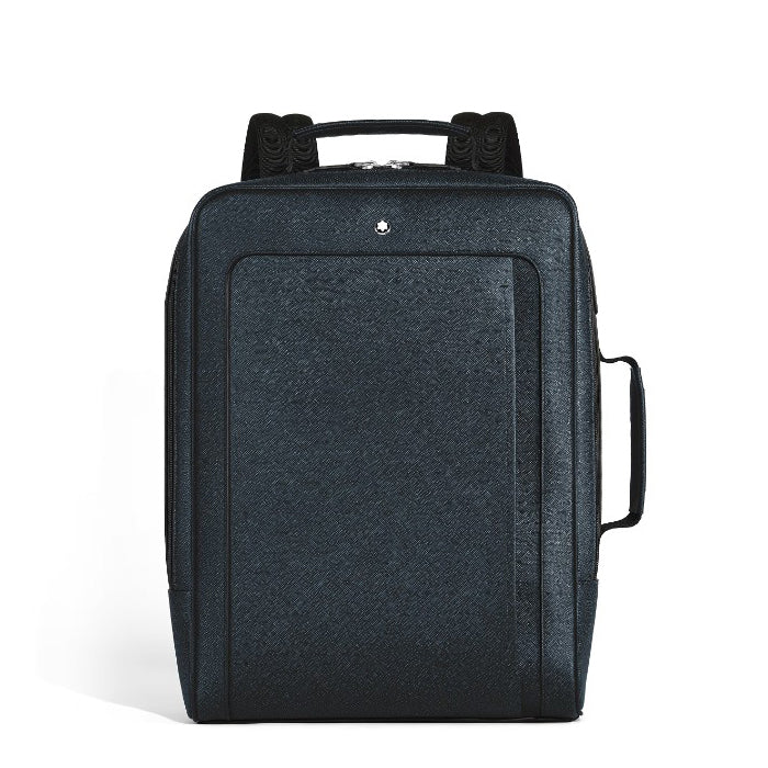 Montblanc ορθογώνιο σακίδιο Companion tweed blue 222875