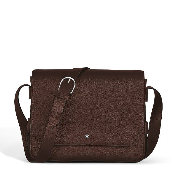 Montblanc Sartorial Messenger-väska i ebenholtsfärgad läder 222931