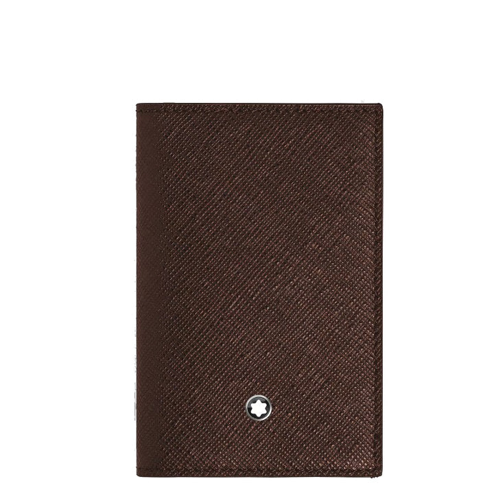 Montblanc kortholder 2 lommer Sartorial skinn ibenholt farge 223043