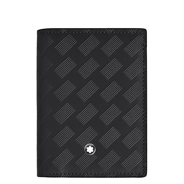 Tarjetero Montblanc 4 bolsillos Extreme piel negro/bauxita 223167