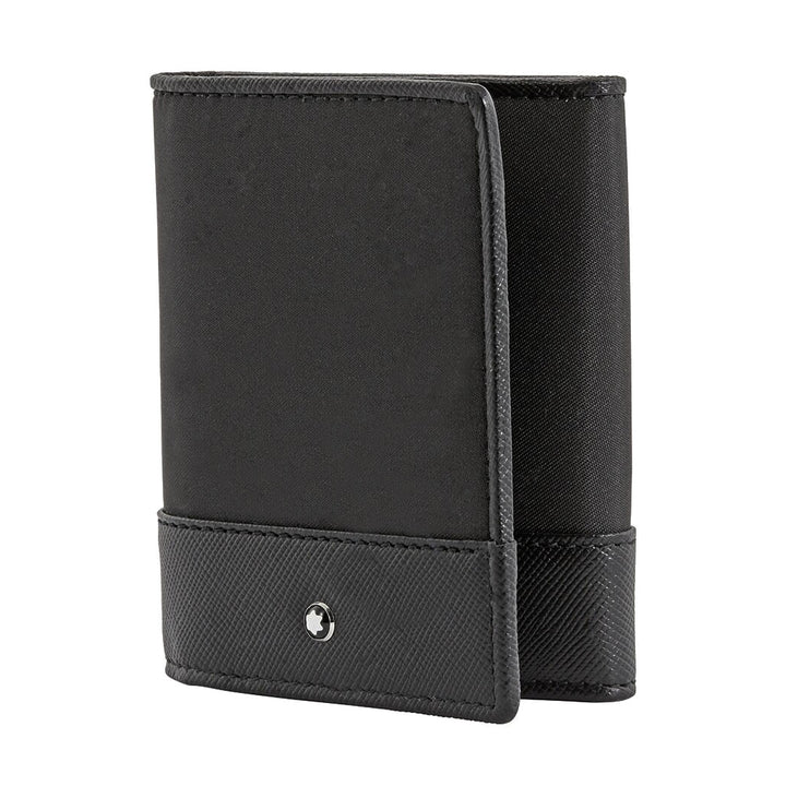 Montblanc porta biglietti da visita triplo Sartorial Jet nero 118399